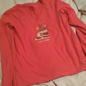 Life is Good Christmas Tee